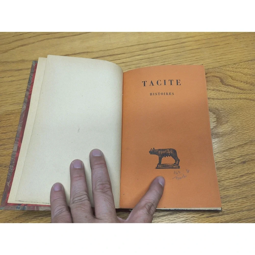 Tacite Histoires Les Belles 1‎ & 2 - 1921